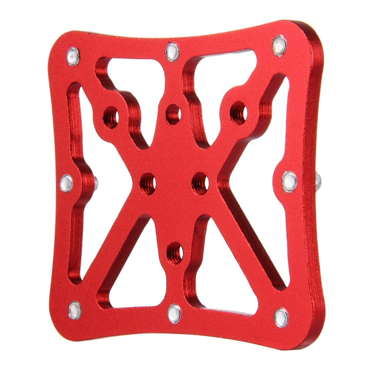 Single Road Bike Universal Clipless to Pedals Platform Adapter for Bike MTB, Size: Small(Red)