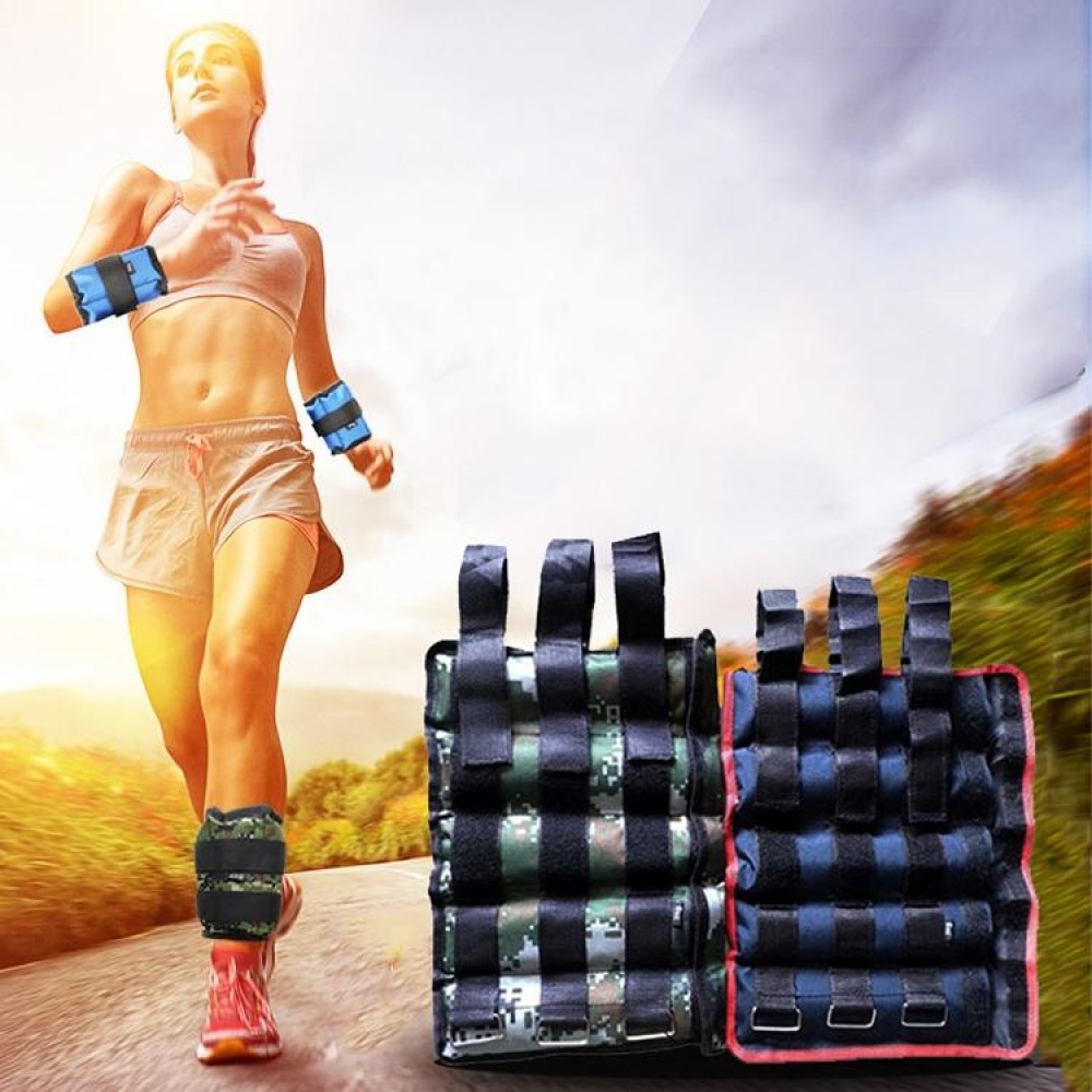 A Pair of Selling Fitness Loading Equipment Ankle Weights Gaiter Sandbags, Adjustable Invisible Running Sports Sandbags, Weight: 3kg