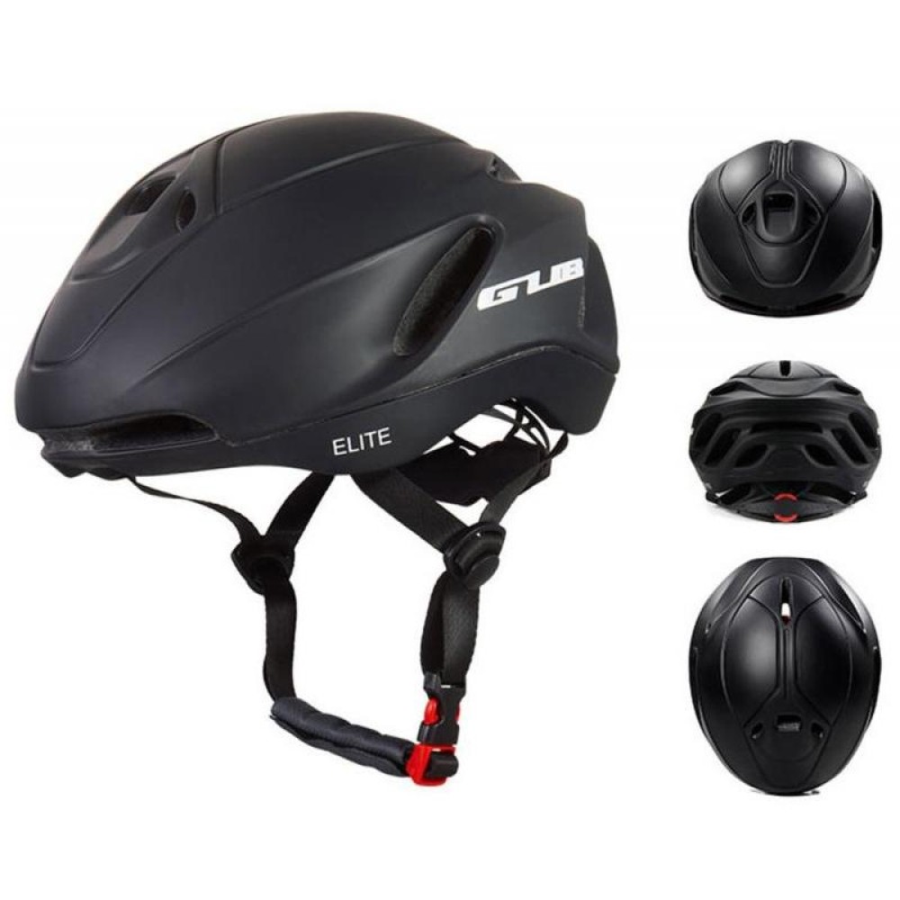 GUB Elite Unisex Adjustable Bicycle Riding Helmet, Size: M(Matte Black)