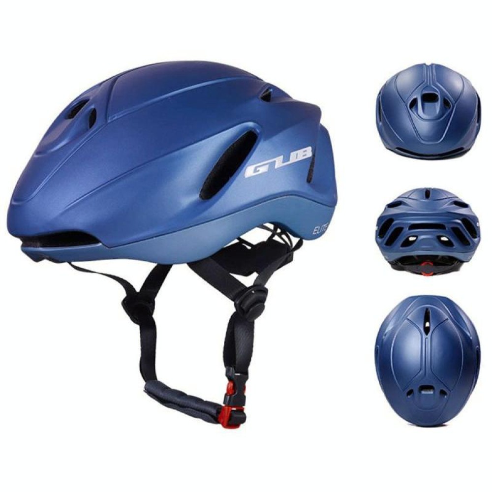 GUB Elite Unisex Adjustable Bicycle Riding Helmet, Size: M(Navy Blue)