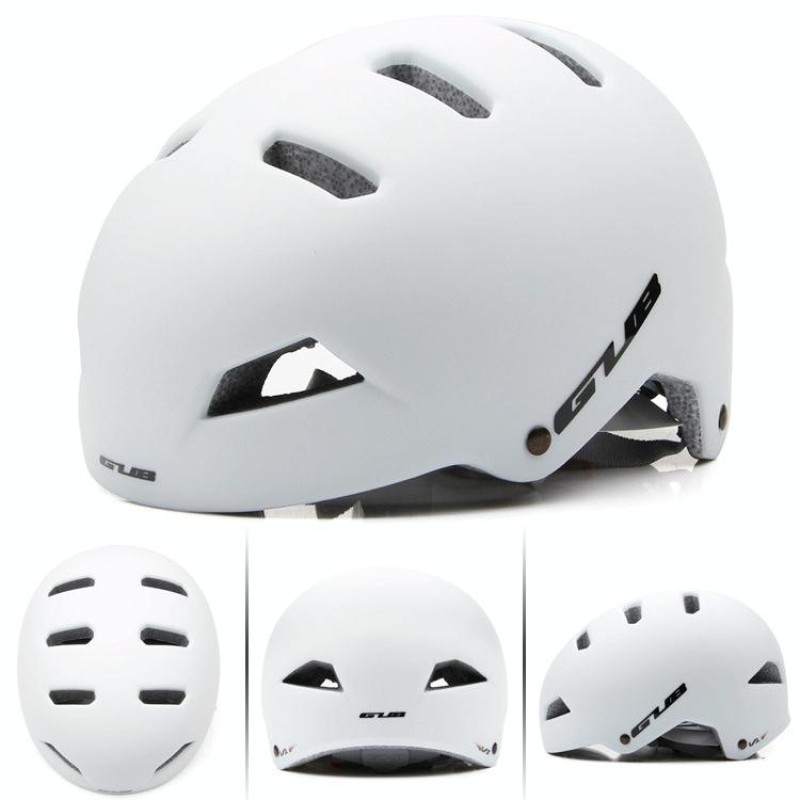 GUB V1 Professional Cycling Helmet Sports Safety Cap, Size: M(White)