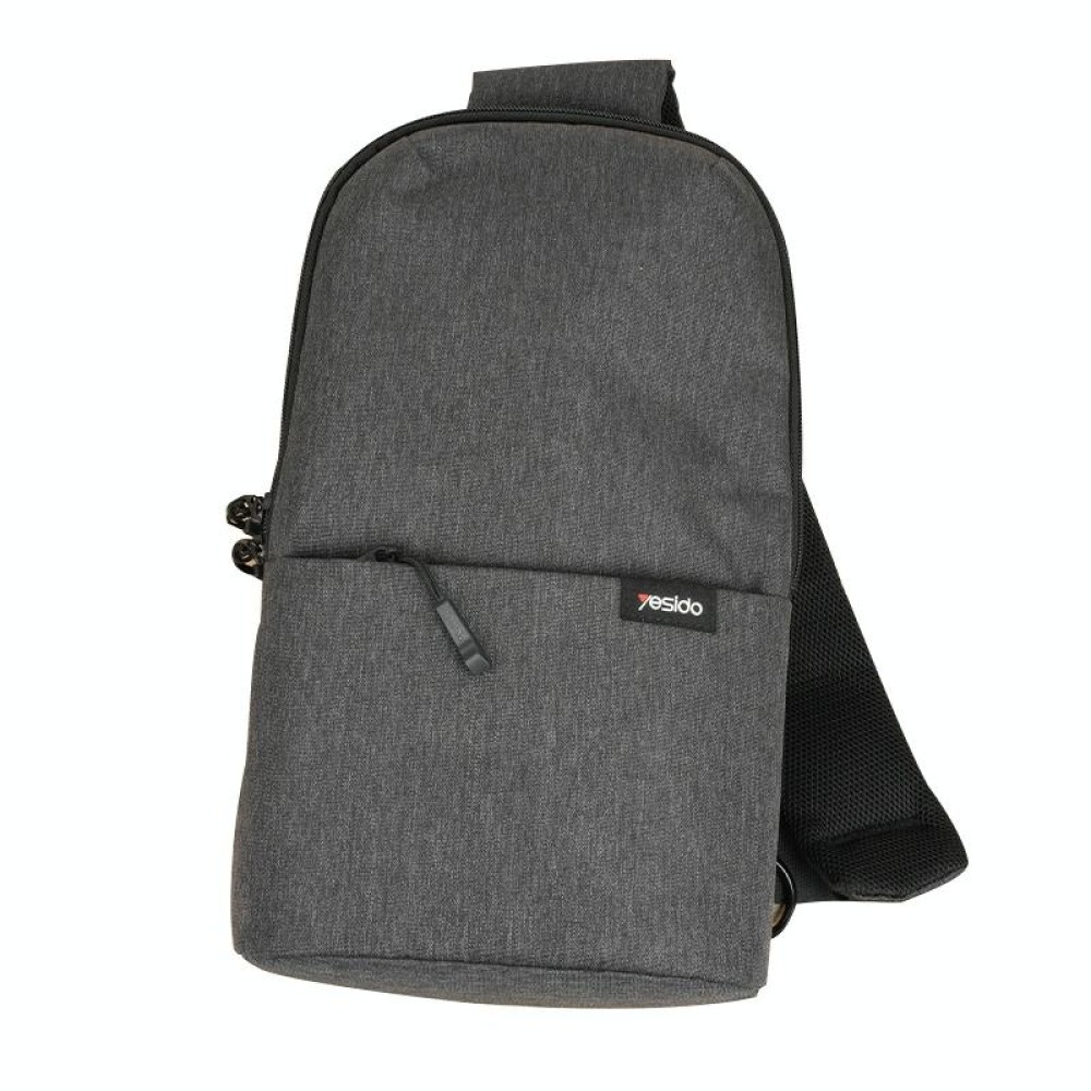 Yesido WB33 Casual Business Chest Bag Oxford Cloth Shoulder Messenger Bag (Black)