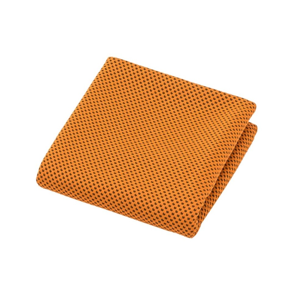 2 PCS Microfiber Fabric Gym Sports Towel Enduring Ice Towel, Size: 30*100cm(Orange)