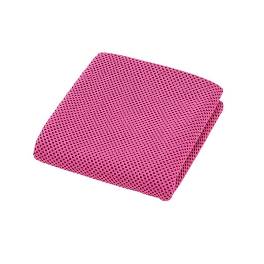 2 PCS Microfiber Fabric Gym Sports Towel Enduring Ice Towel, Size: 30*100cm(Magenta)