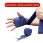 BONSEM Training Boxing Bandage for Adults, Size: 2.5m (Blue)