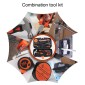 9 in 1 Tool Set General Household Hand Tool Kit with Toolbox Storage Case