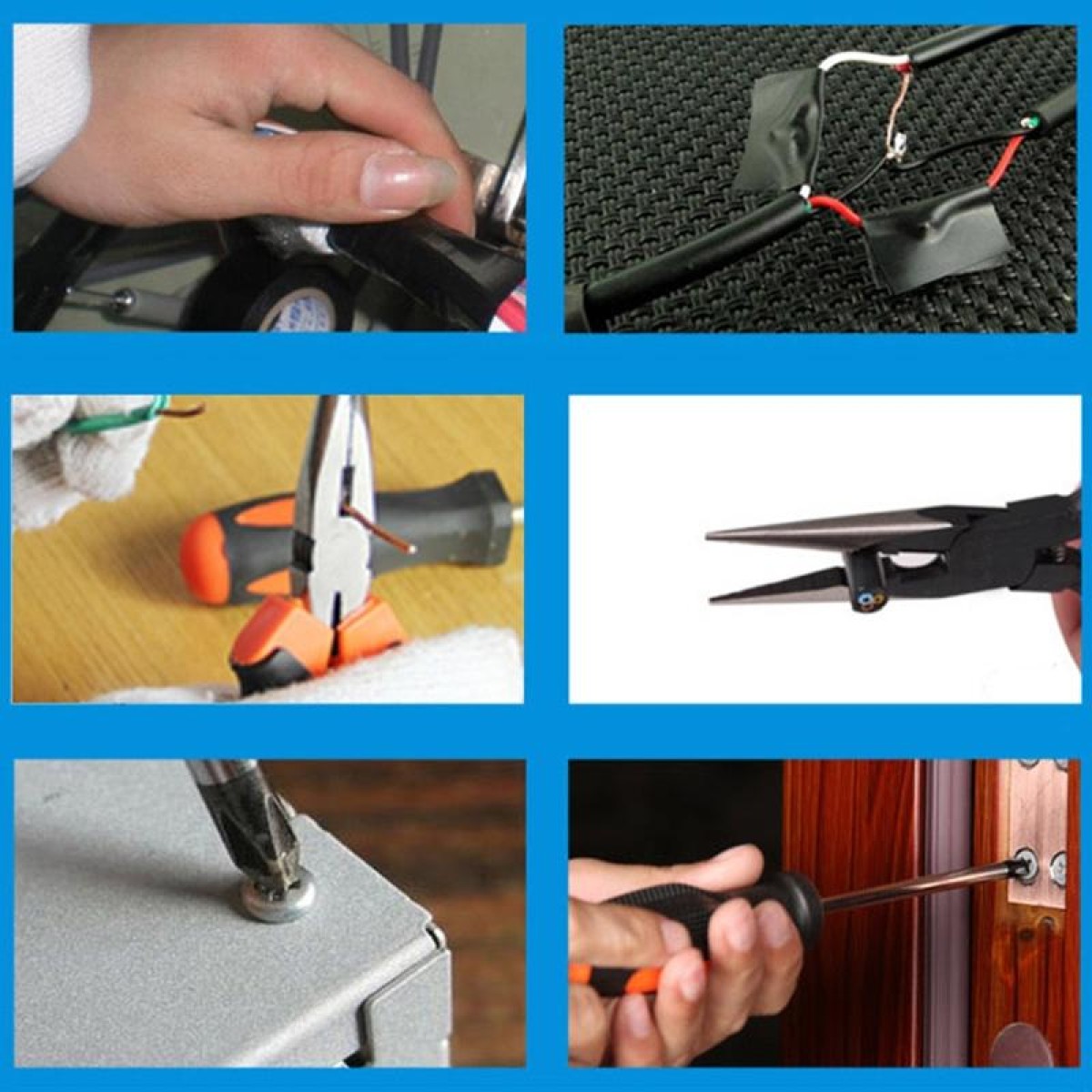 STT-045 Multifunction Household 45-Piece Electrician Repair Toolbox Set
