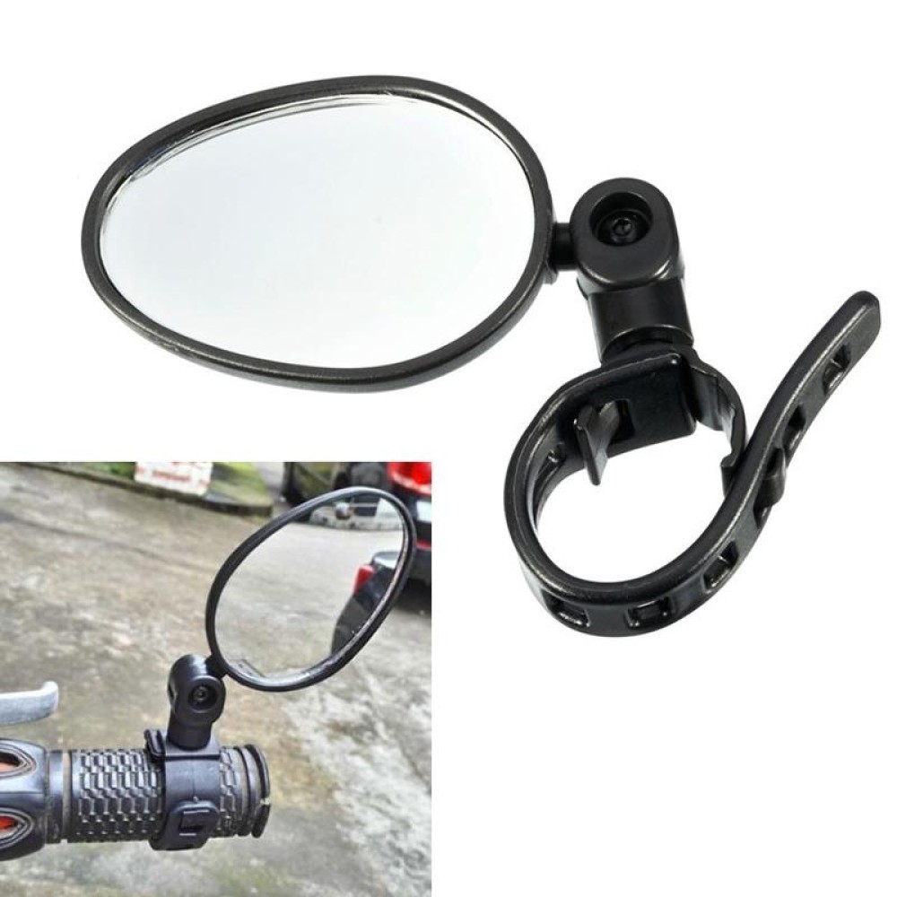 360 Degree Rotation Mountain Bike Bicycle Quick Release Silicone Rearview Reflector Mirror