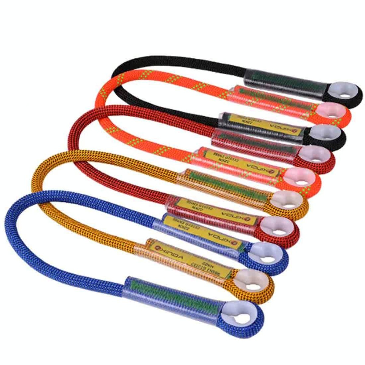 Safety Outdoor Rock Climbing Rappelling Mountaineering Fall Protection Rope,  Length: 100cm