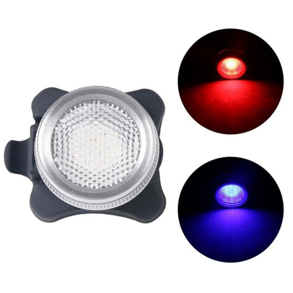 COB Lamp Bead 160LM USB Charging Four-speed Waterproof Bicycle Headlight / Taillight Set,  Red Blue Light Dimming 650MA