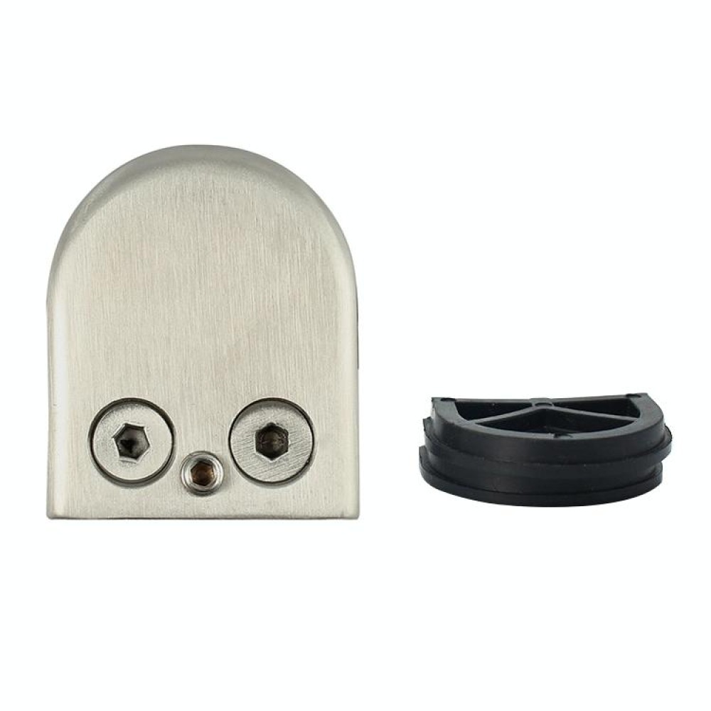 8-12mm Concave Curved Bottom Matte Polished 304 Stainless Steel Fixed Clip Railing Glass Wood Layer Board Clamp Bracket