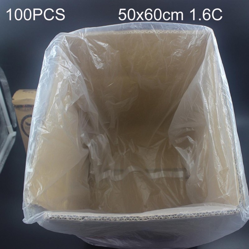 100 PCS 1.6C Dust-proof Moisture-proof Plastic PE Packaging Bag, Size: 50cm x 60cm