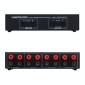 B822 Passive Speaker Switch 2 Channel Power Amplifier Audio Switch Loudspeaker,  2 Input and 2 Output(Black)