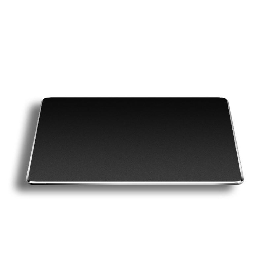 Aluminum Alloy Double-sided Non-slip Mat Desk Mouse Pad, Size : S(Black)