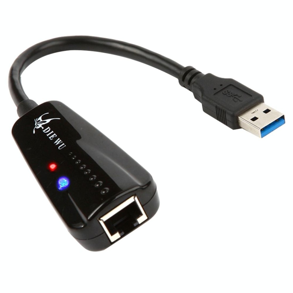 DIE WU TXA042 Realtek 8153 USB 3.0 to Gigabit Ethernet RJ45 LAN 10/100/1000Mbps Network Card Adapter