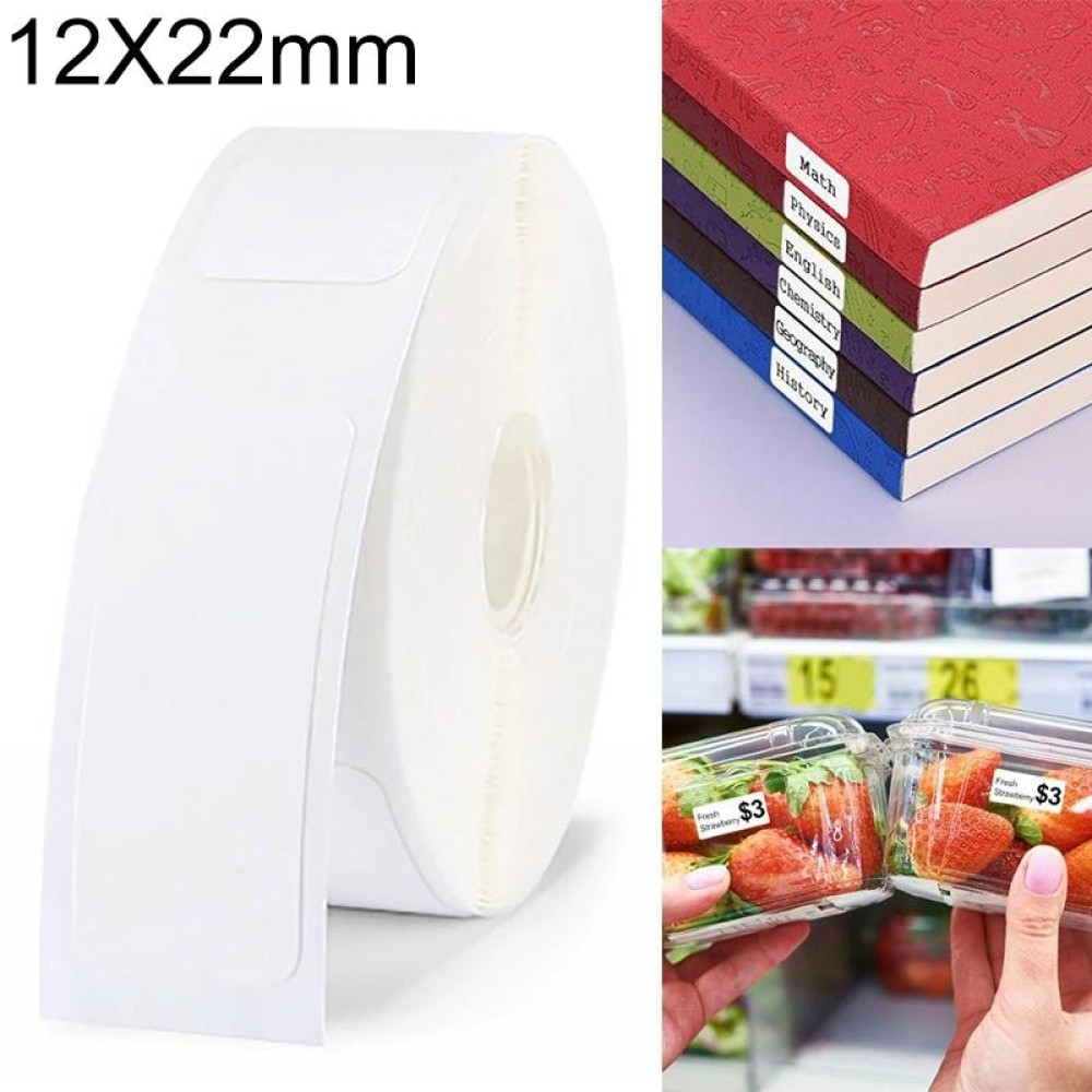 L11 Self-adhesive Thermal Label Printing Paper, Size:12x22mm 130 Sheets