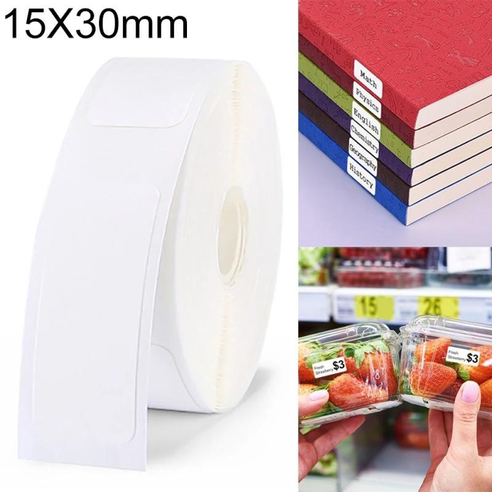 L11 Self-adhesive Thermal Label Printing Paper, Size:15x30mm 130 Sheets