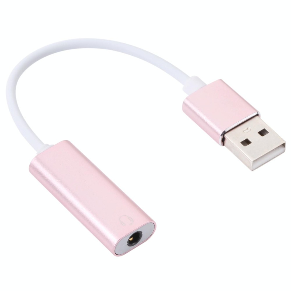 HIFI Magic Voice 7.1CH USB Sound Card (Pink)