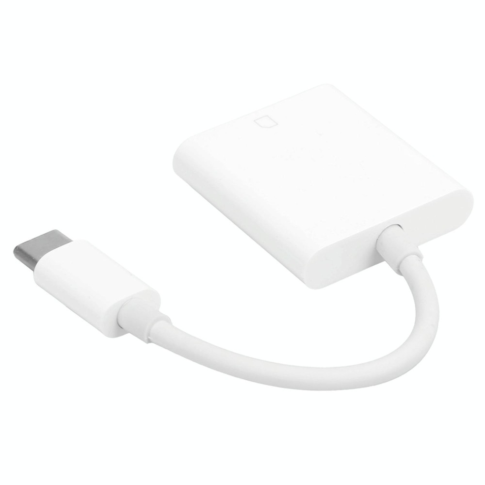 2pcs USB-C / Type-C to SD(HC) Card Reader Adapter(White)