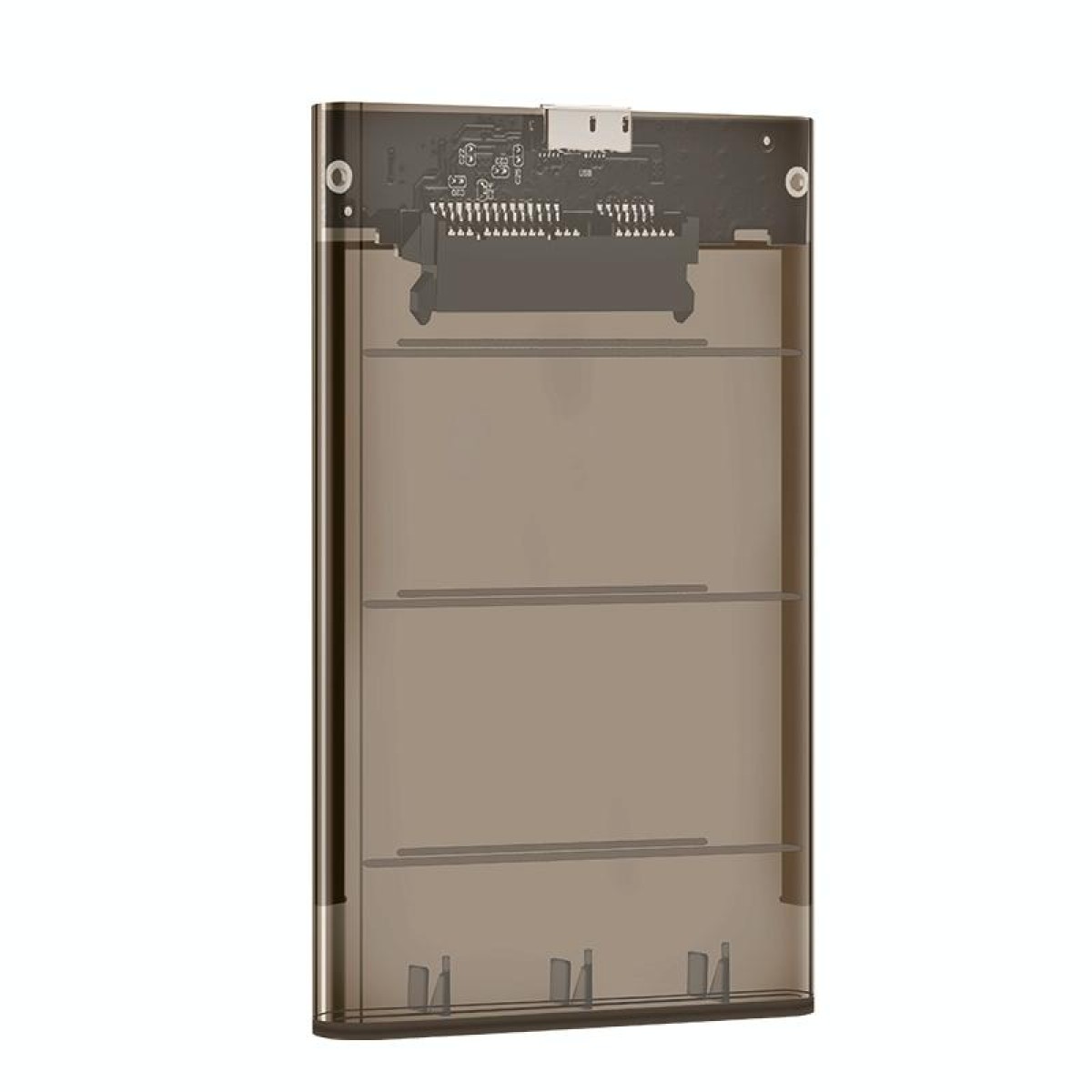 SATA3 to USB Mobile Hard Disk Box Hard Drive Enclosure(Dark Brown)