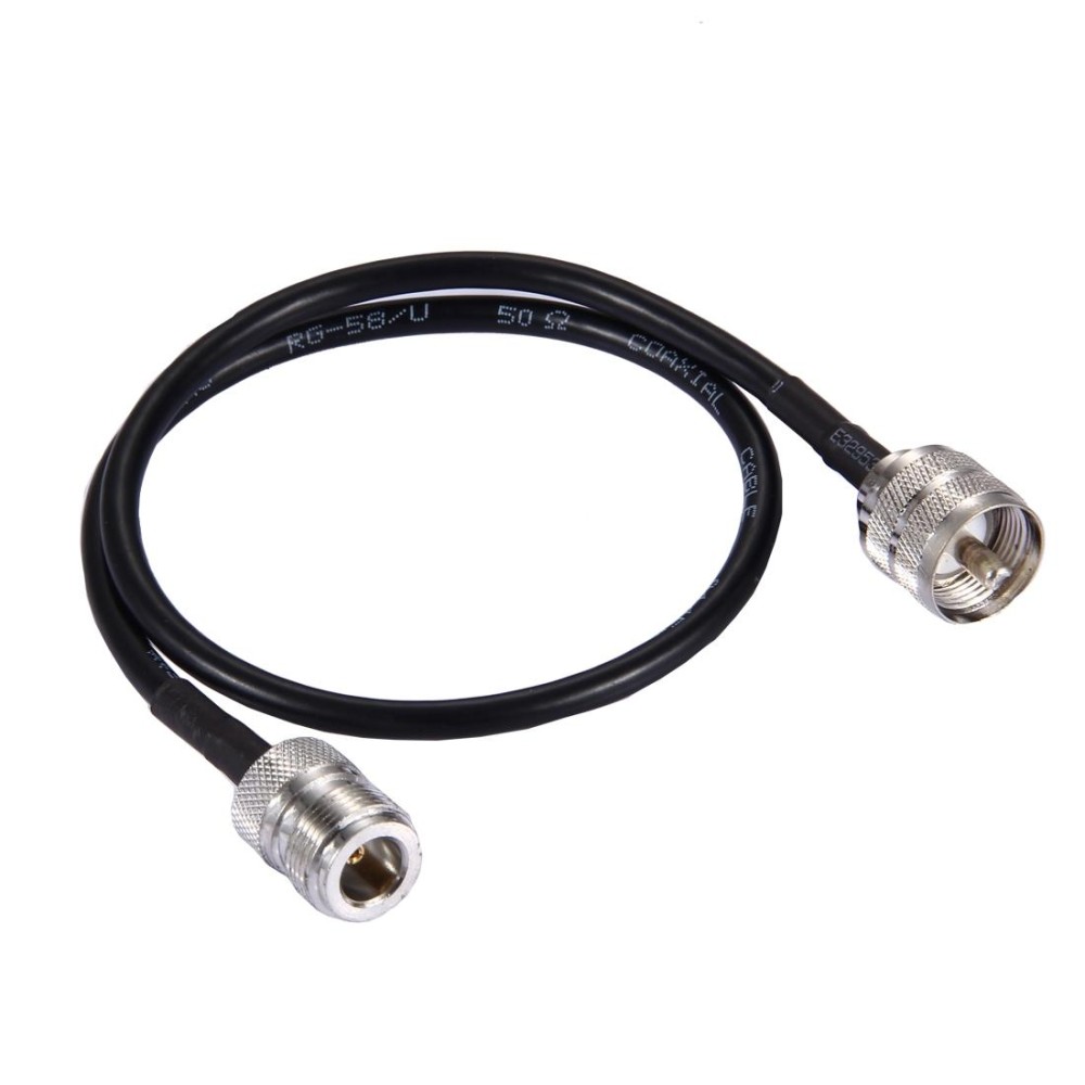 50cm UHF Male to N Female RG58 Cable