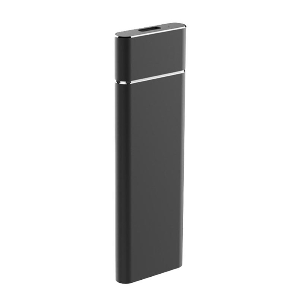 M.2 NGFF to USB-C / Type-C USB 3.1 Interface Aluminum Alloy SSD Enclosure(Black)
