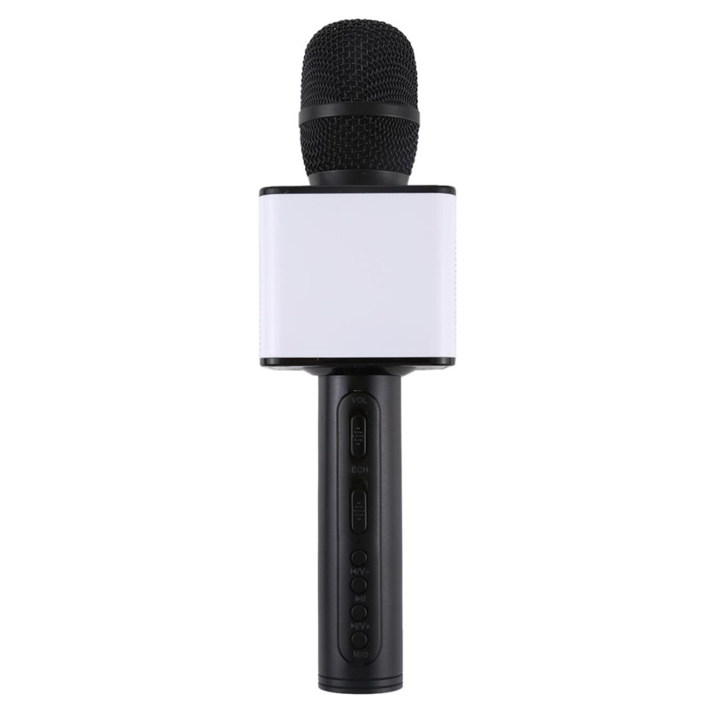SDRD SD-08 Double Speakers High Sound Quality Handheld KTV Karaoke Recording Bluetooth Wireless Condenser Microphone(Black)