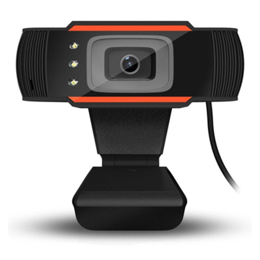 A870C3 480P Webcam USB Plug Computer Web Camera with Sound Absorption Microphone & 3 LEDs, Cable Length: 1.4m