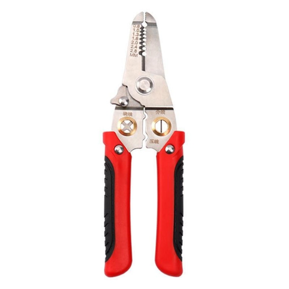 Multi-functional Wire Splitting Pliers Electrician Manual Tool (Red)