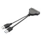 USB 3.0 to SATA 3G USB Easy Drive Cable, Cable Length: 15cm