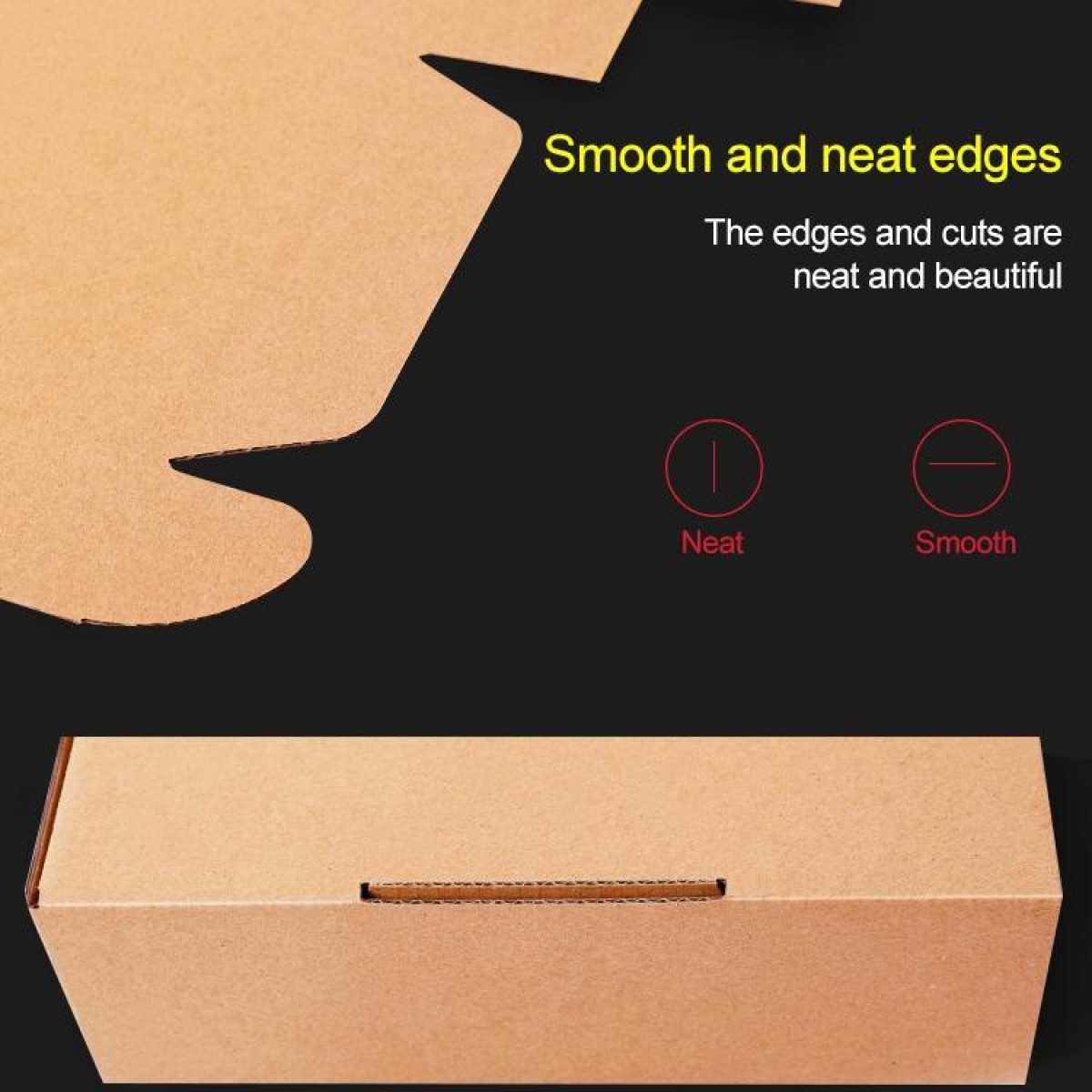 2pcs Kraft Paper Shipping Box Packaging Box, Size: T12, 36x26x6cm