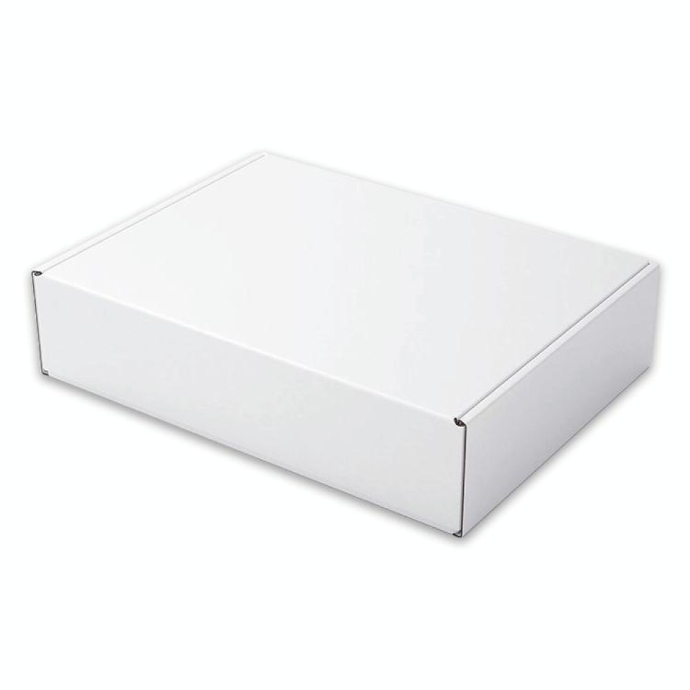 2pcs Shipping Box Clothing Packaging Box, Color: White, Size: 27x16x5cm