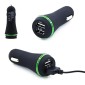 JRBC01 Bluetooth 4.0 Hands-free Car Kit, 3.5mm Audio Jack Music Streaming or Calling, Dual USB 2.1A Car Charger, For iPhone, Galaxy, Sony, Lenovo, HTC, Huawei, and other Smartphones
