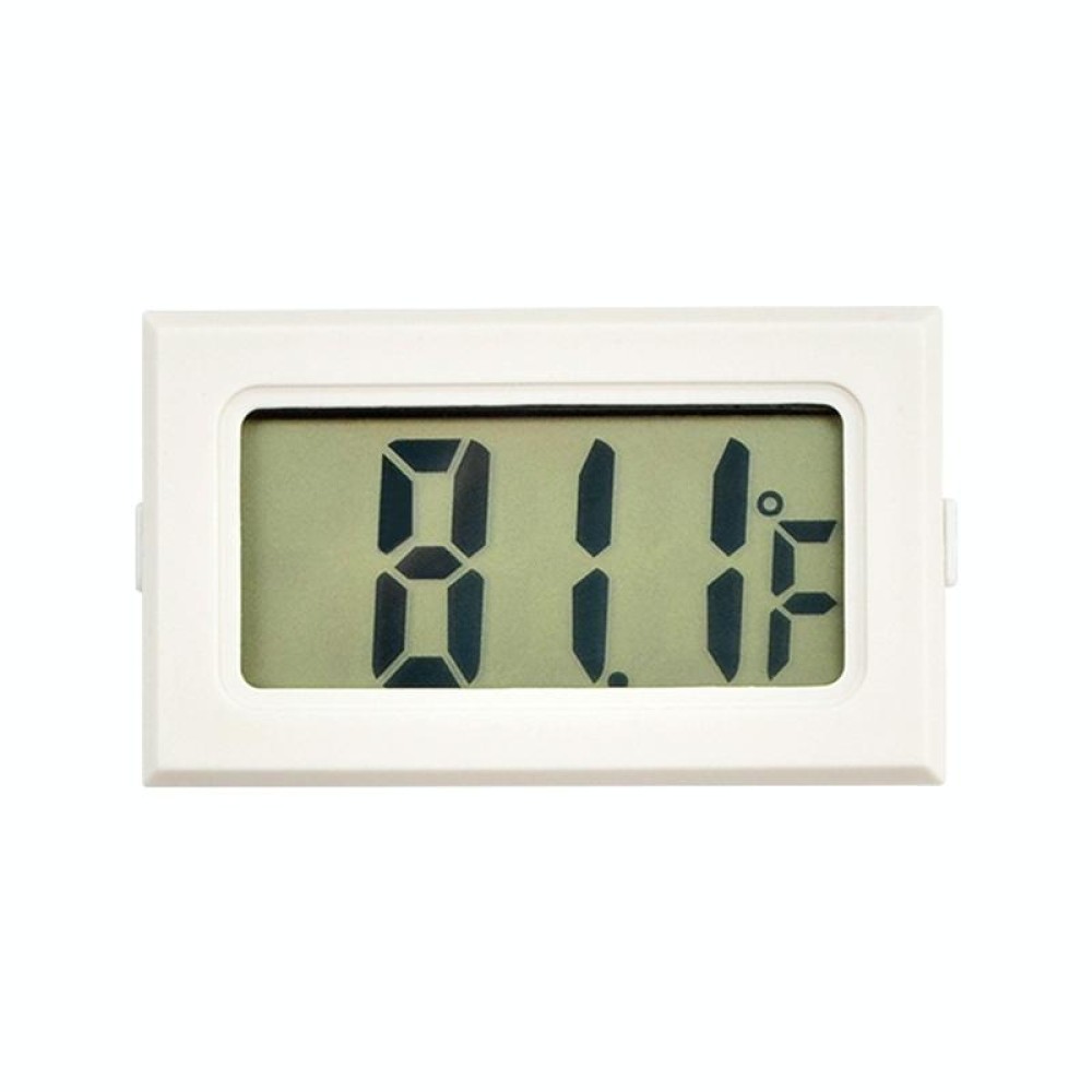 Mini LCD Indoor Digital Thermometer (Fahrenheit Display), White(White)