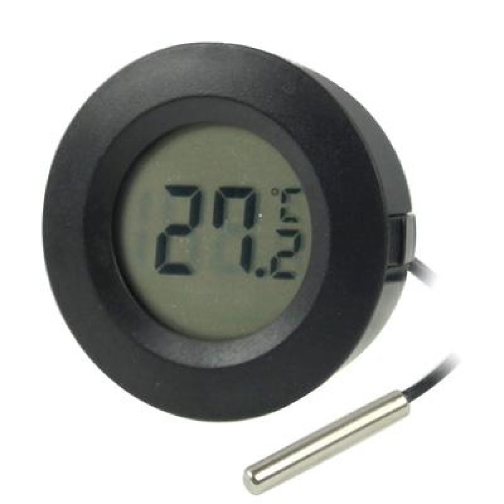 TL8009 Mini Indoor LCD Display Digital Thermometer, Measuring Temperature Range: -50℃-110℃(Black)