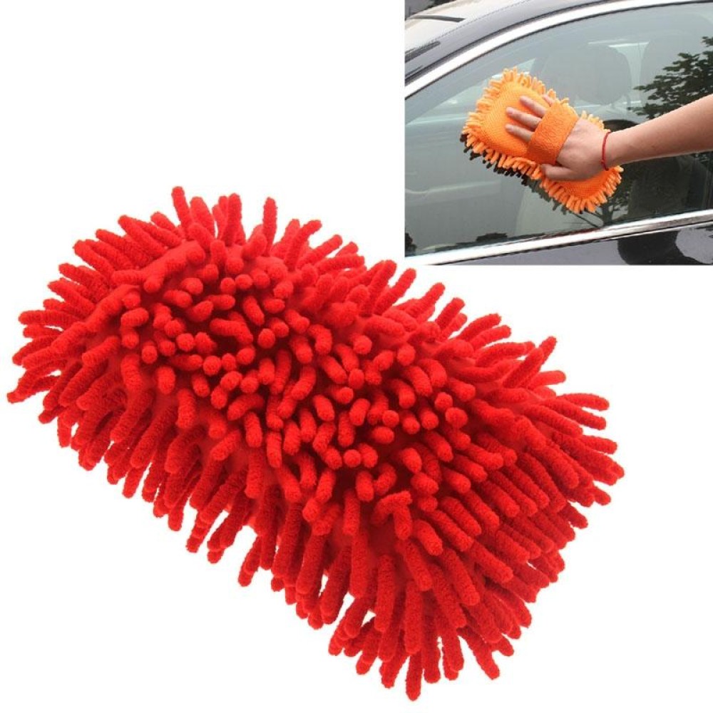 Ultrafine Fiber Chenille Anthozoan Car Washing Gloves Multi-functional Magic Car Brush (Random Color Delivery)