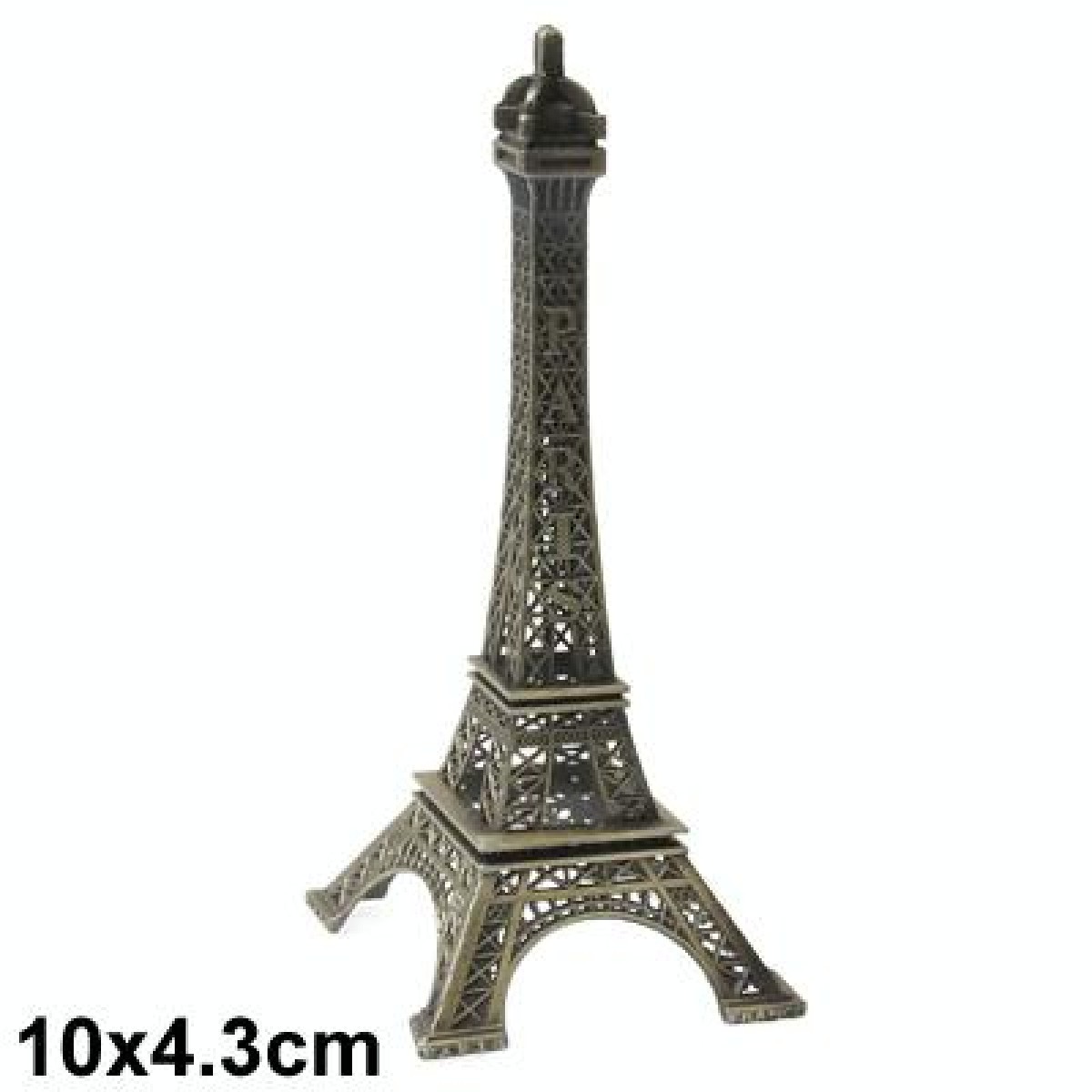Paris Eiffel Tower Furnishing Articles Model Photography Props Creative Household Gift (Size:10 x 4.3cm )