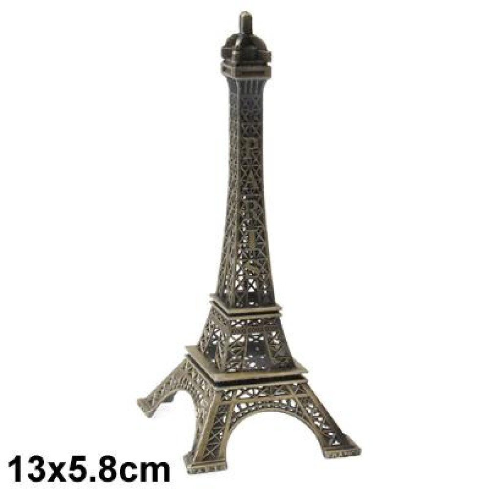 Paris Eiffel Tower Furnishing Articles Model Photography Props Creative Household Gift (Size:13 x 5.8cm )