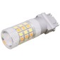 T25 8W 420LM White + Yellow Light 42 LED 2835 SMD Car Brake Light Steering Light Bulb, DC 12V