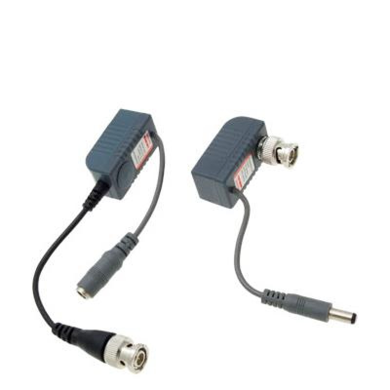 2 PCS CCTV Camera Video / Audio / Power Balun UTP Transceiver