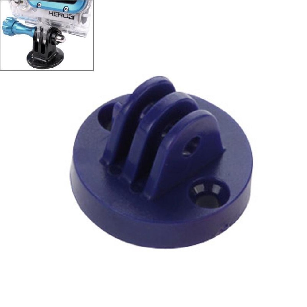 GP267 Camcorder Mount Adapter to Tripod Stand for GoPro HERO6/ 5 /5 Session /4 /3+ /3 /2 /1(Blue)