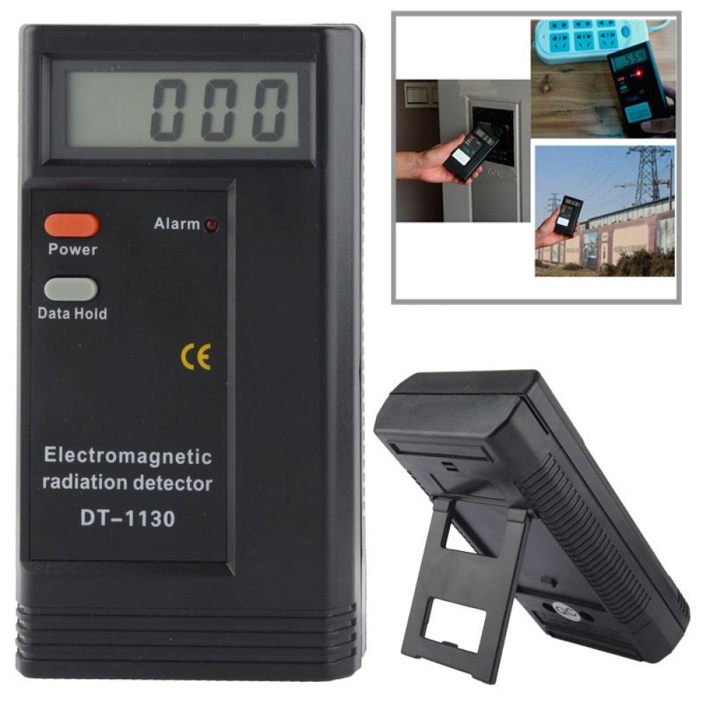 Electromagnetic Radiation Detector EMF Meter Tester(Black)