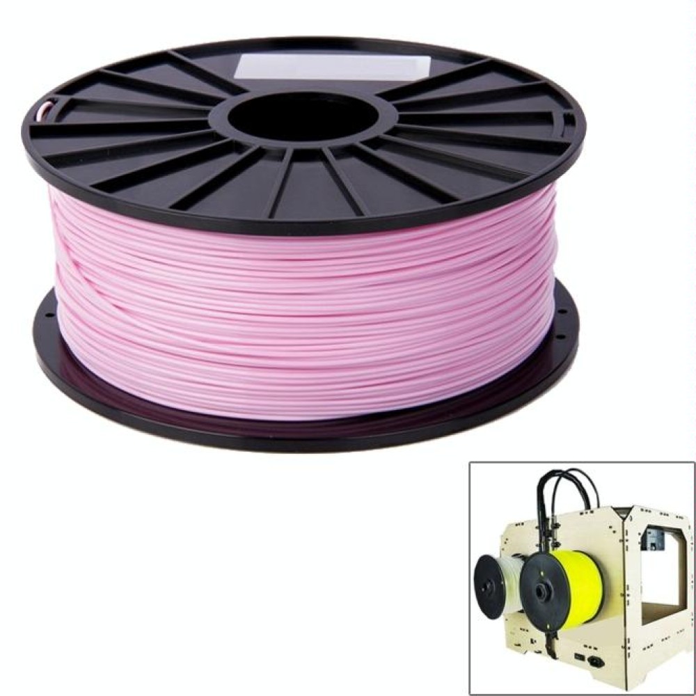 ABS 3.0 mm Color Series 3D Printer Filaments, about 135m(Pink)
