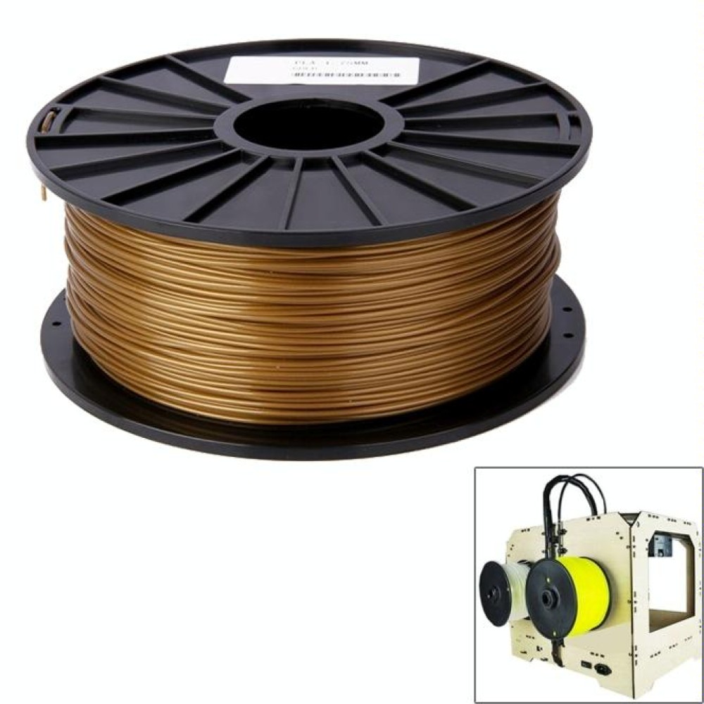 ABS 3.0 mm Color Series 3D Printer Filaments, about 135m(Gold)