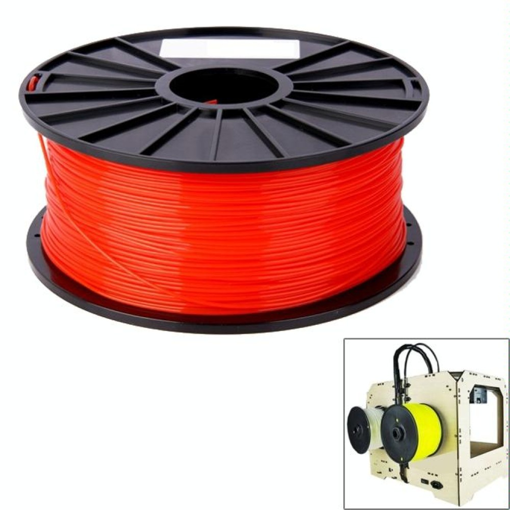 PLA 3.0 mm Color Series 3D Printer Filaments, about 115m(Red)