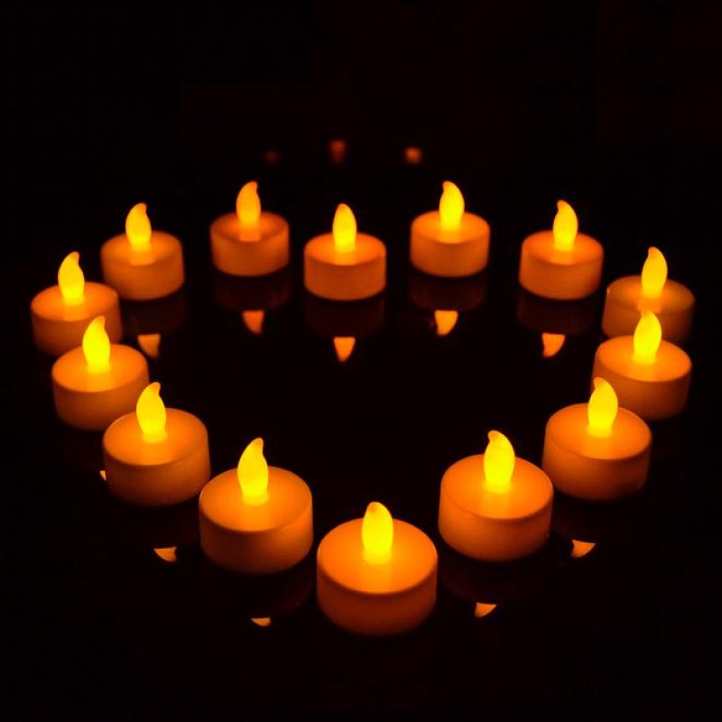 15 PCS Flameless LED Tea Light Electric Candles
