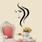 Home Decor Girl Removable Wall Stickers, Size: 60cm x 38cm