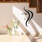 Home Decor Girl Removable Wall Stickers, Size: 60cm x 38cm
