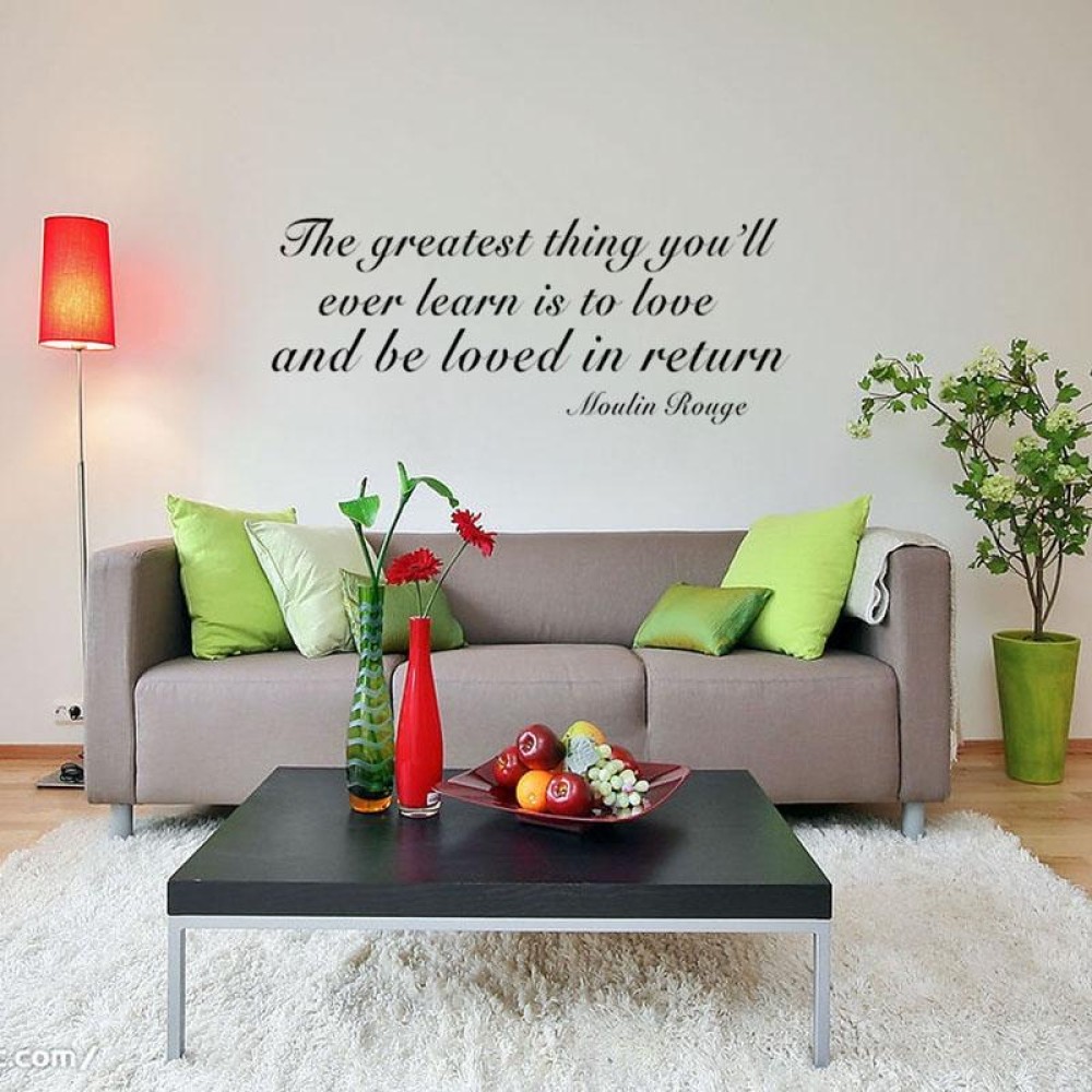 Home Decor Proverb Removable Wall Stickers Type Three, DIY Free Combination, Size: 30cm x 100cm