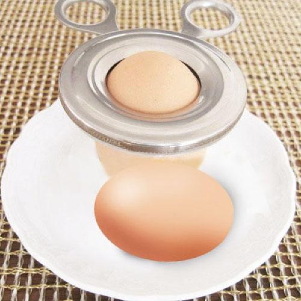 Stainless Steel Boiled Egg Shell Cutter Tool